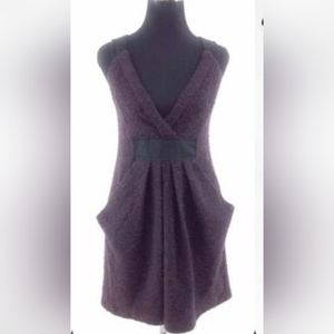 NANETTE LEPORE Sleeveless Double V-Neck Dress